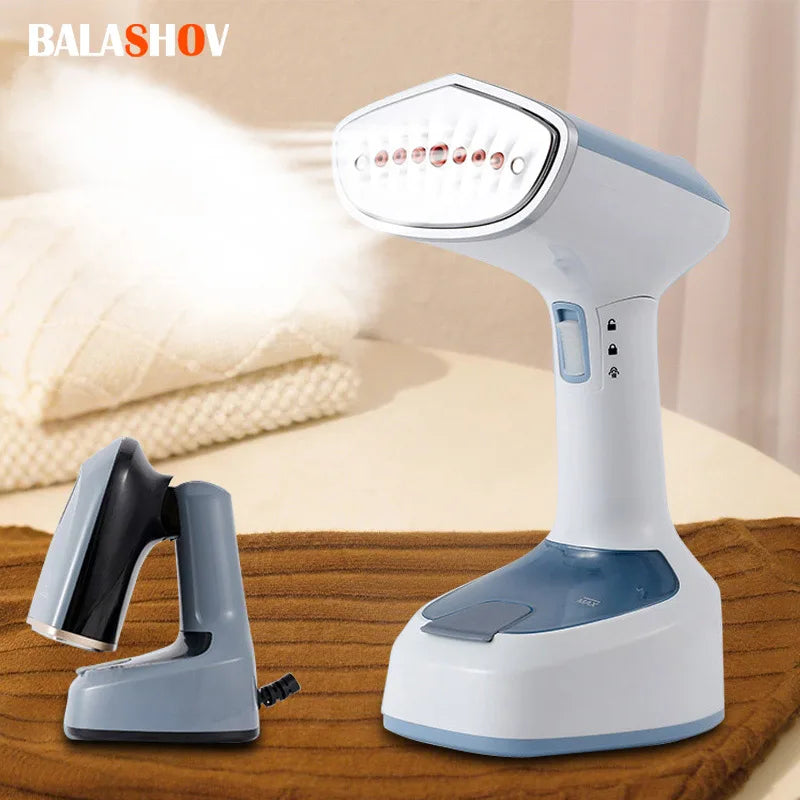 Portable Handheld Clothes Steamer — 1500W, 15-Second Heat-Up