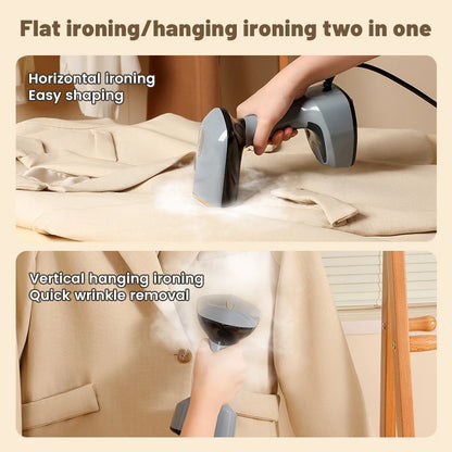 Portable Handheld Clothes Steamer — 1500W, 15-Second Heat-Up