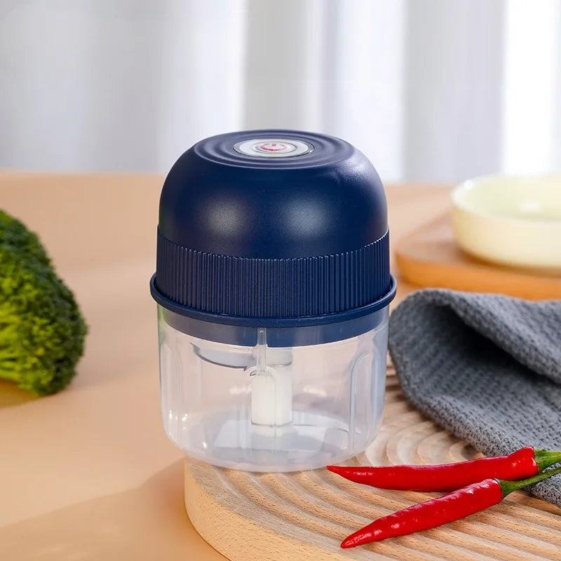 Cordless Electric Food Chopper — 260ml, One-Button