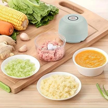 Cordless Electric Food Chopper — 260ml, One-Button