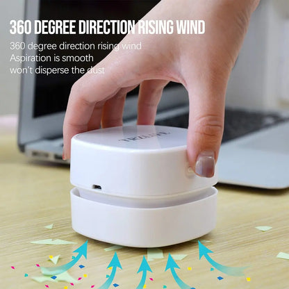 Mini Vacuum Cleaner Portable Handheld Vacuum Office Desk Dust Home Table Tools Home Table Sweeper Desktop Cleaner Cleaning