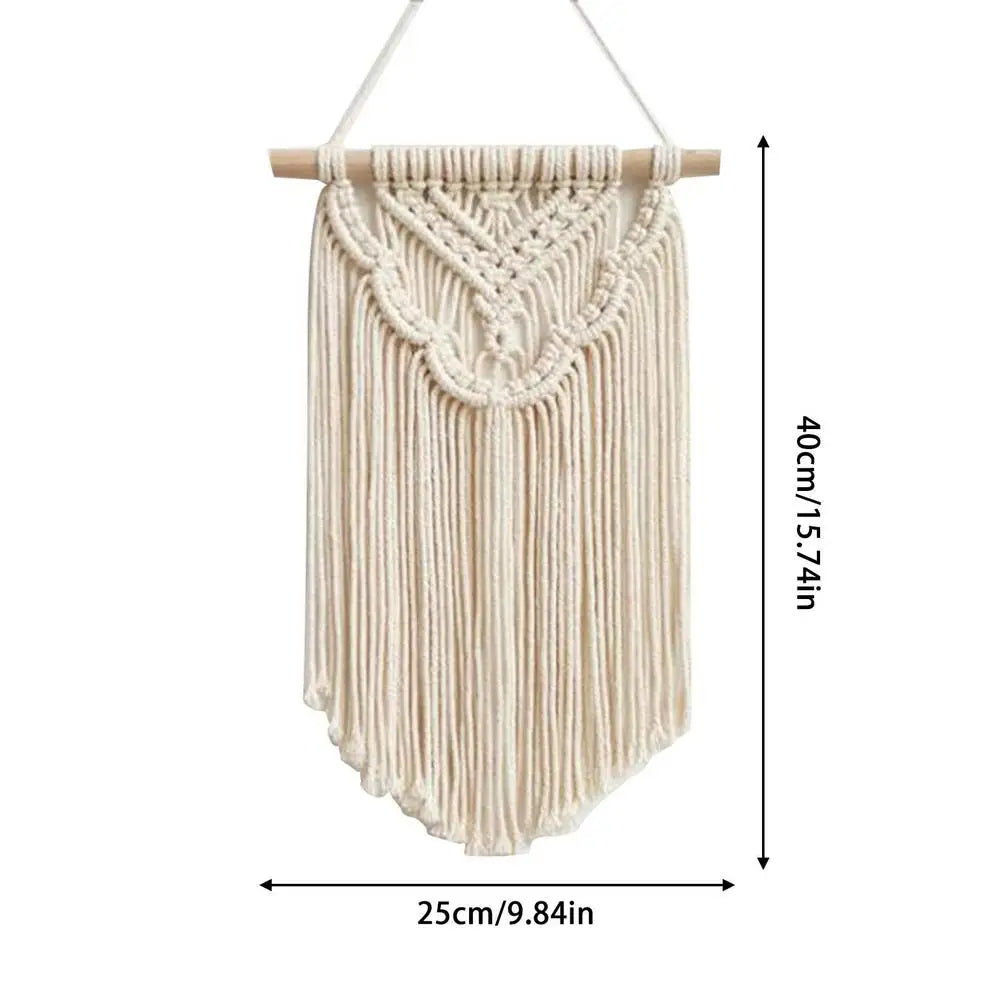 Home Decoration Bohemian Macrame Woven Wall Hanging Boho Room Geometric Tapestry Nordic Art Beautiful Apartment Room Decor Gift