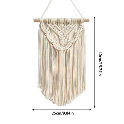 Home Decoration Bohemian Macrame Woven Wall Hanging Boho Room Geometric Tapestry Nordic Art Beautiful Apartment Room Decor Gift