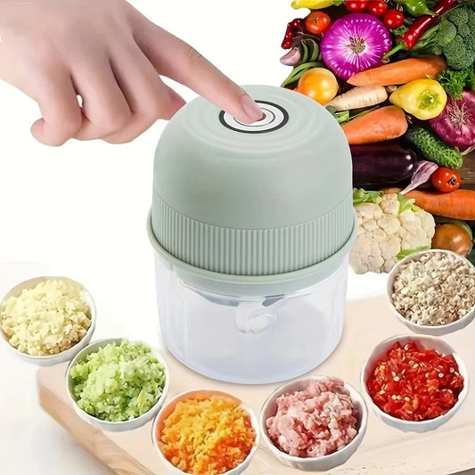 Cordless Electric Food Chopper — 260ml, One-Button