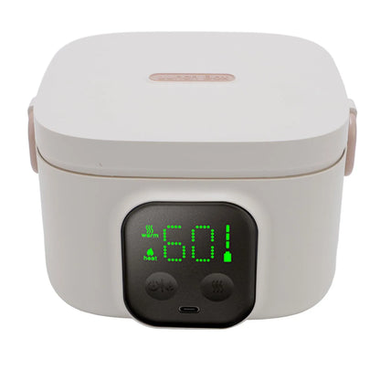 Electric Lunch Box Food Warmer Portable Insulation Mode Rechargeable 500ml Intelligent Constant Temperature Bowl for Travel