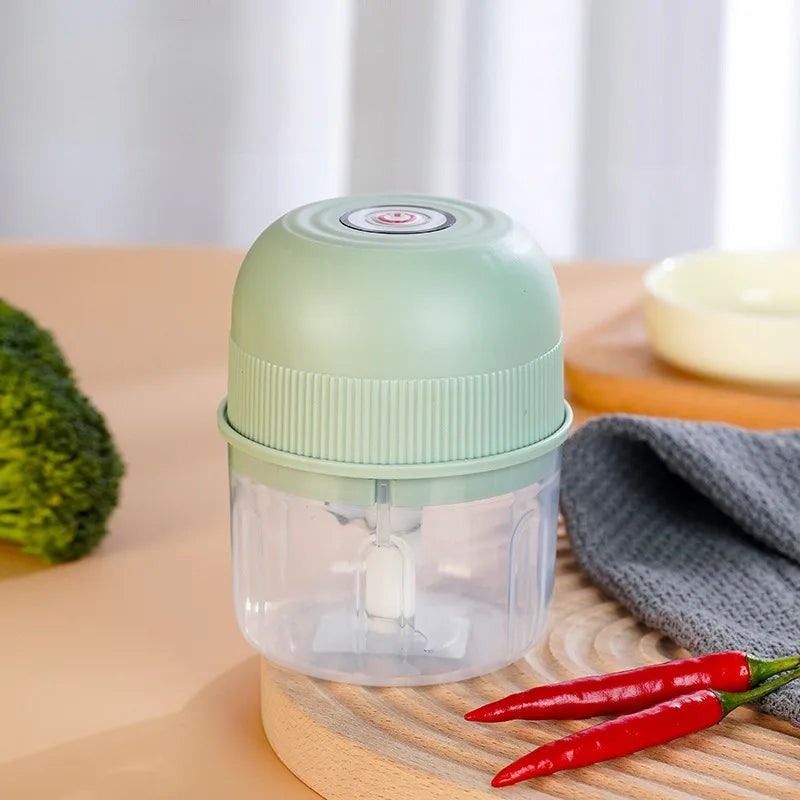 Cordless Electric Food Chopper — 260ml, One-Button