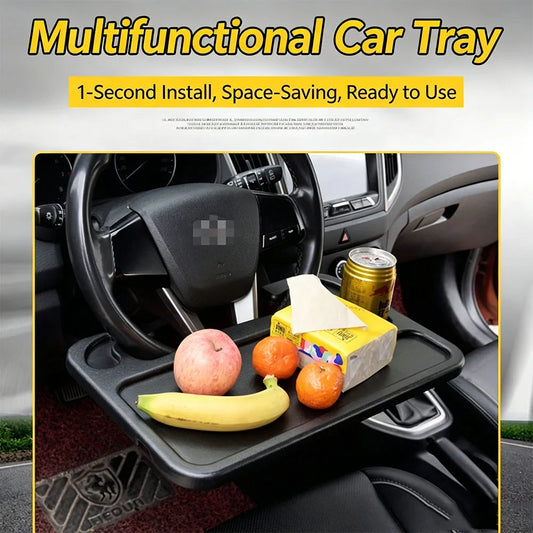Car Steering Wheel Dining Table, Car Dining Tray, Multifunctional Car Tray