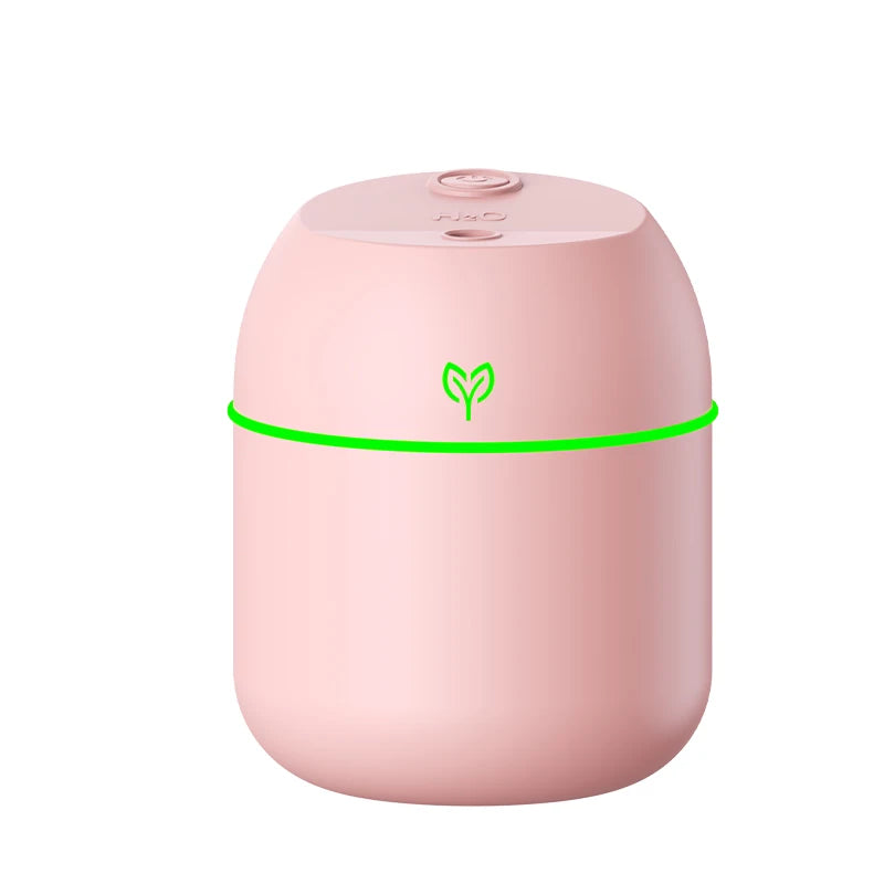 Mini USB Desktop Humidifier — 220ml, Quiet Cool Mist