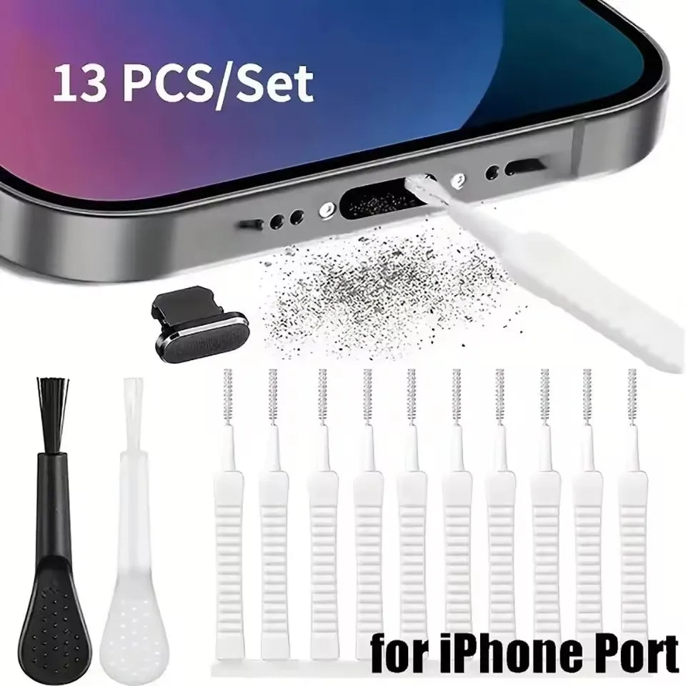 Phone Port & Speaker Cleaning Kit — Lightning & USB-C