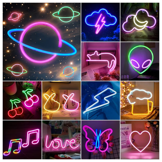 LED Neon-Style Wall Sign