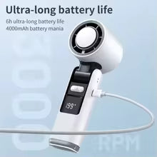 Mini ventilador turbo recargable portátil