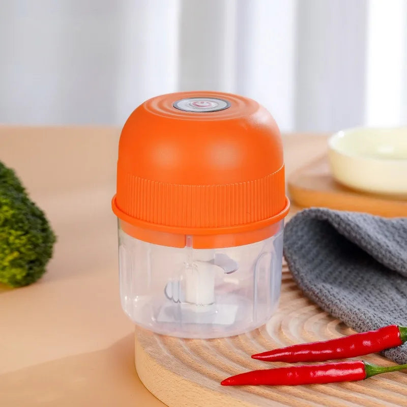 Cordless Electric Food Chopper — 260ml, One-Button