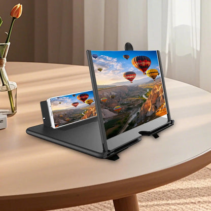 Phone Screen Magnifier — 3D HD Foldable Tabletop Enlarger