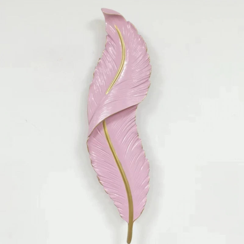 Feather Wall Lamp — Light Luxury LED, Nordic Style