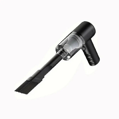 Mini Handheld Car Vacuum Cleaner, Wireless Charging, High Power, Dual Suction & Blower for Car Interior Cleaning