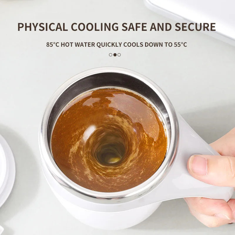 Self-Stirring Magnetic Mixing Cup — Rechargeable, 400ml