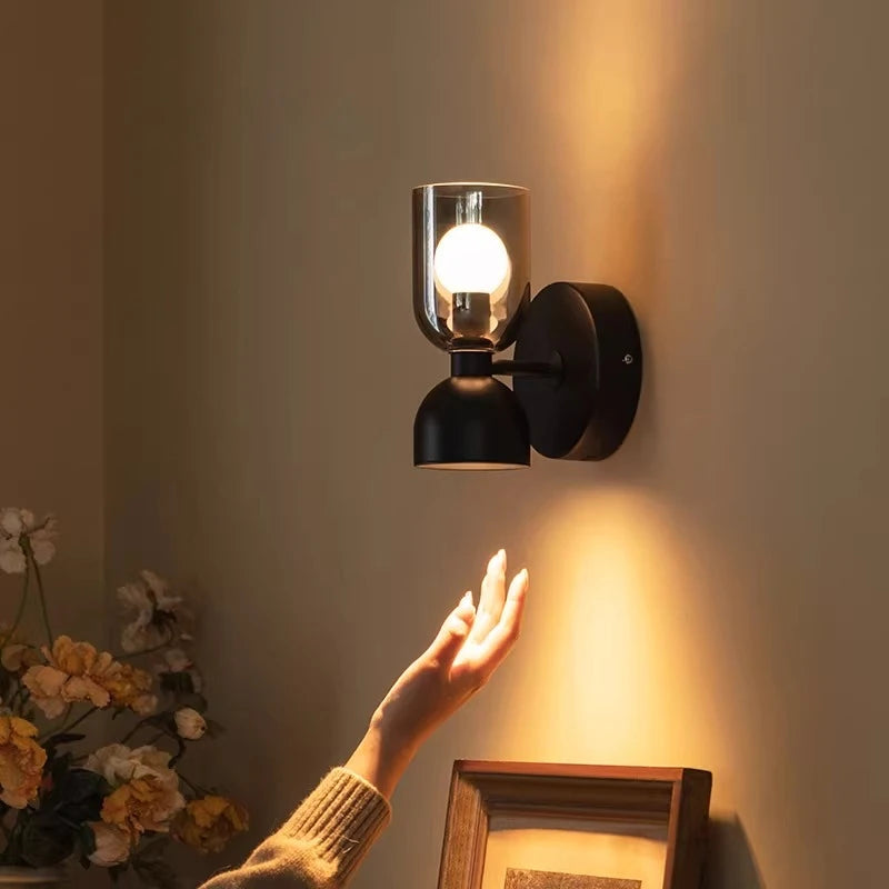 Living Room Bedroom Wall Lamp Italian Modern Bedside Lamp Vanity Lamp Hallway Corridor Staircase Wall Mounted Lighting Fixture