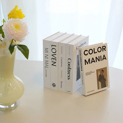 Fashion Fake Books Decoration Luxury Decorative Book Living Room Decor Simulation Book Home Decor Aesthetic Room Ornament