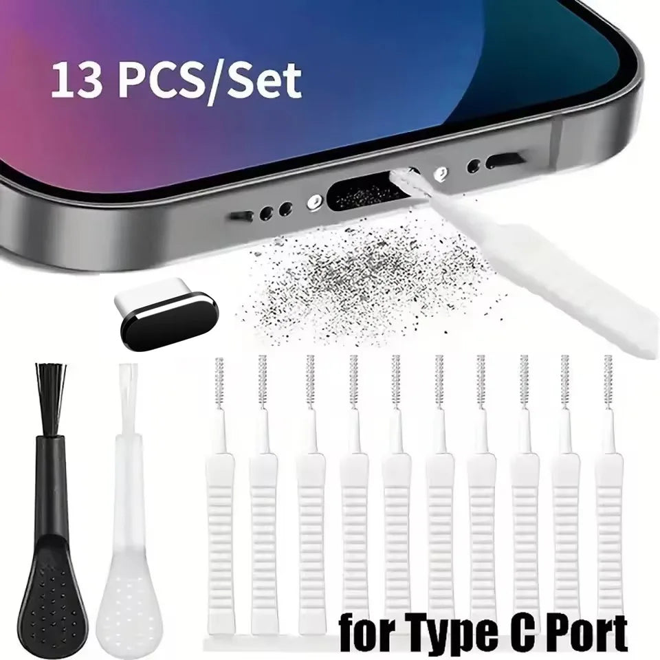 Phone Port & Speaker Cleaning Kit — Lightning & USB-C