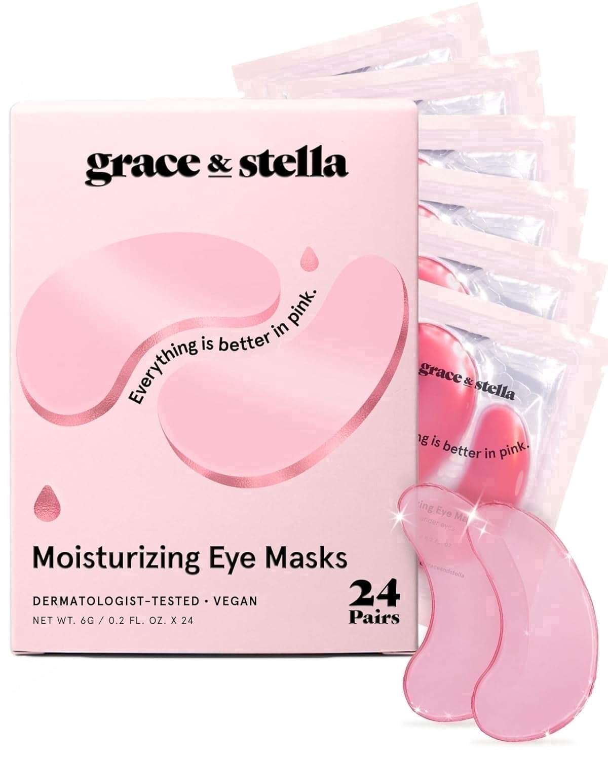 Parches de gel para contorno de ojos