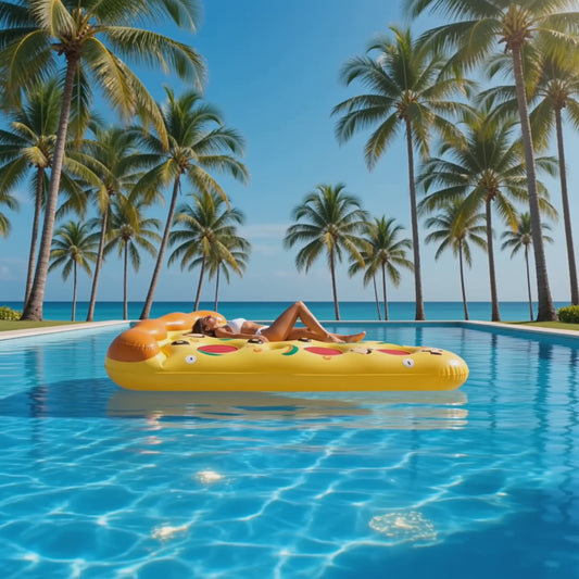 Inflatable Pool Lounger — Compact Water Hammock Float